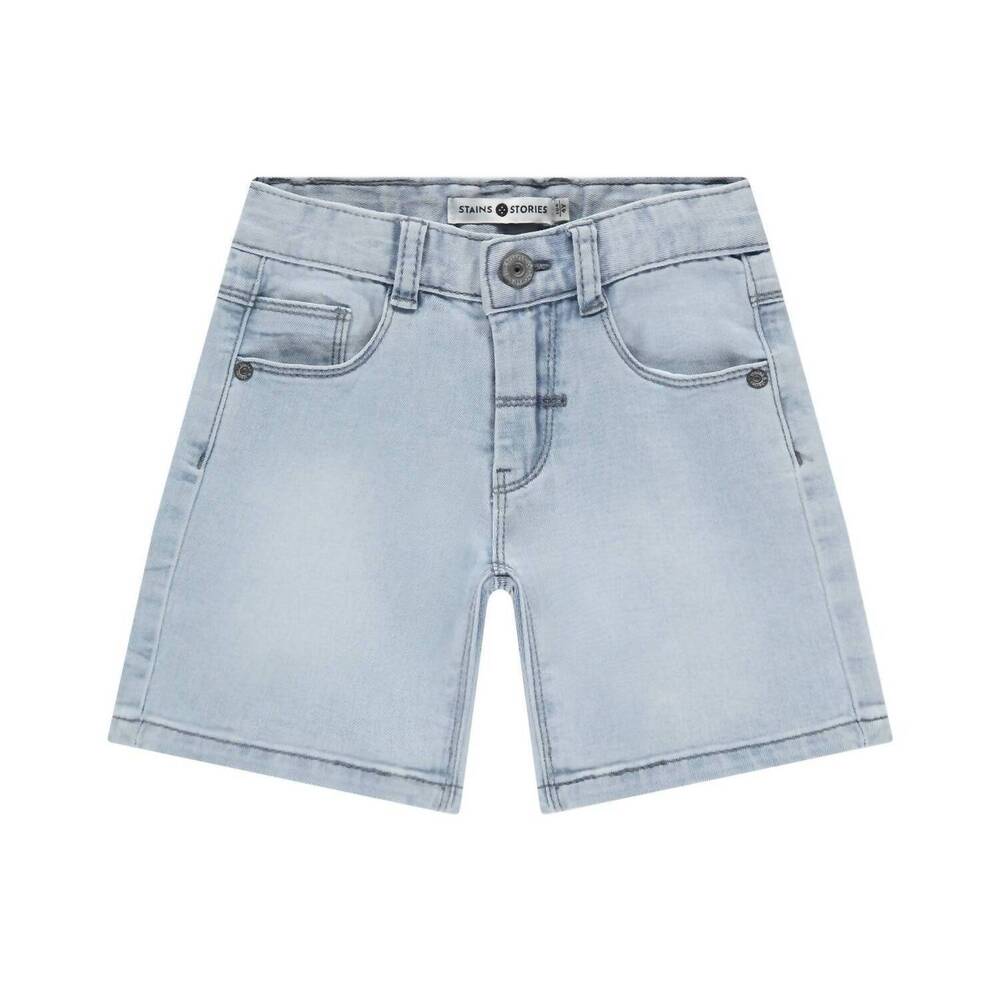 NEW BABYFACE kid's denim short in light blue